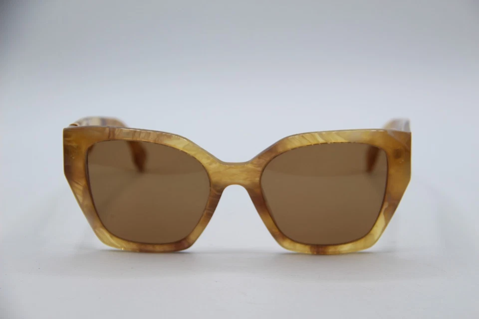 NUEVAS GAFAS DE SOL FENDI FE 40070I 60E CUERNO DORADO MIEL MARCOS AUTÉNTICOS 54-20 Foto 2 de 4