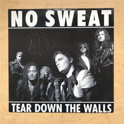 NO SWEAT TEAR DOWN THE WALLS(a) 12'' 1990 with generation + ride on UK
