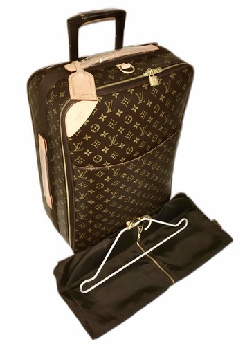 Louis Vuitton Pegase Suitcase Carry-on w/ Coa Garment Bag Hanger 🛍️