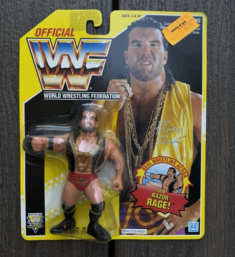 Vtg 1992 Hasbro WWF Action Figure MOC Razor Ramon ...