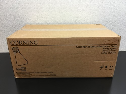 CORNING Ref 431144 Polycarbonat 250 ml Erlenmeyerkolben mit Entlüftungskappe Koffer - Bild 13 von 24