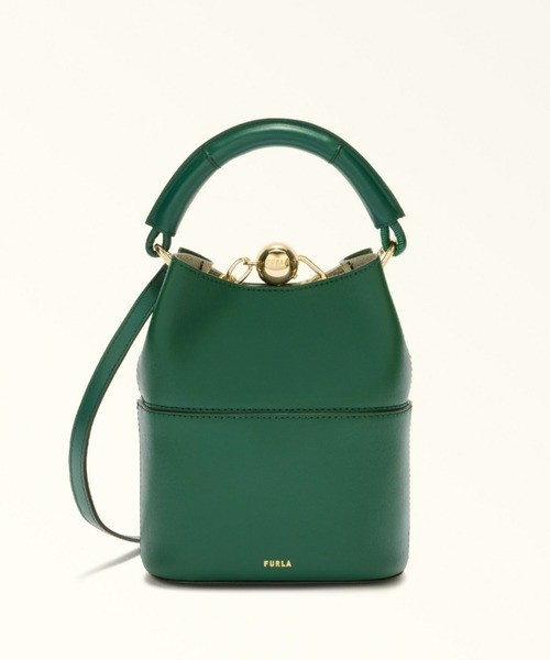FURLA Shoulder Bag, One Size, Dark Green, Women's