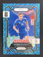 Federico Chiesa 2026 Monopoly Prizm Fifa World Cup Four Corners Blue Wave #35