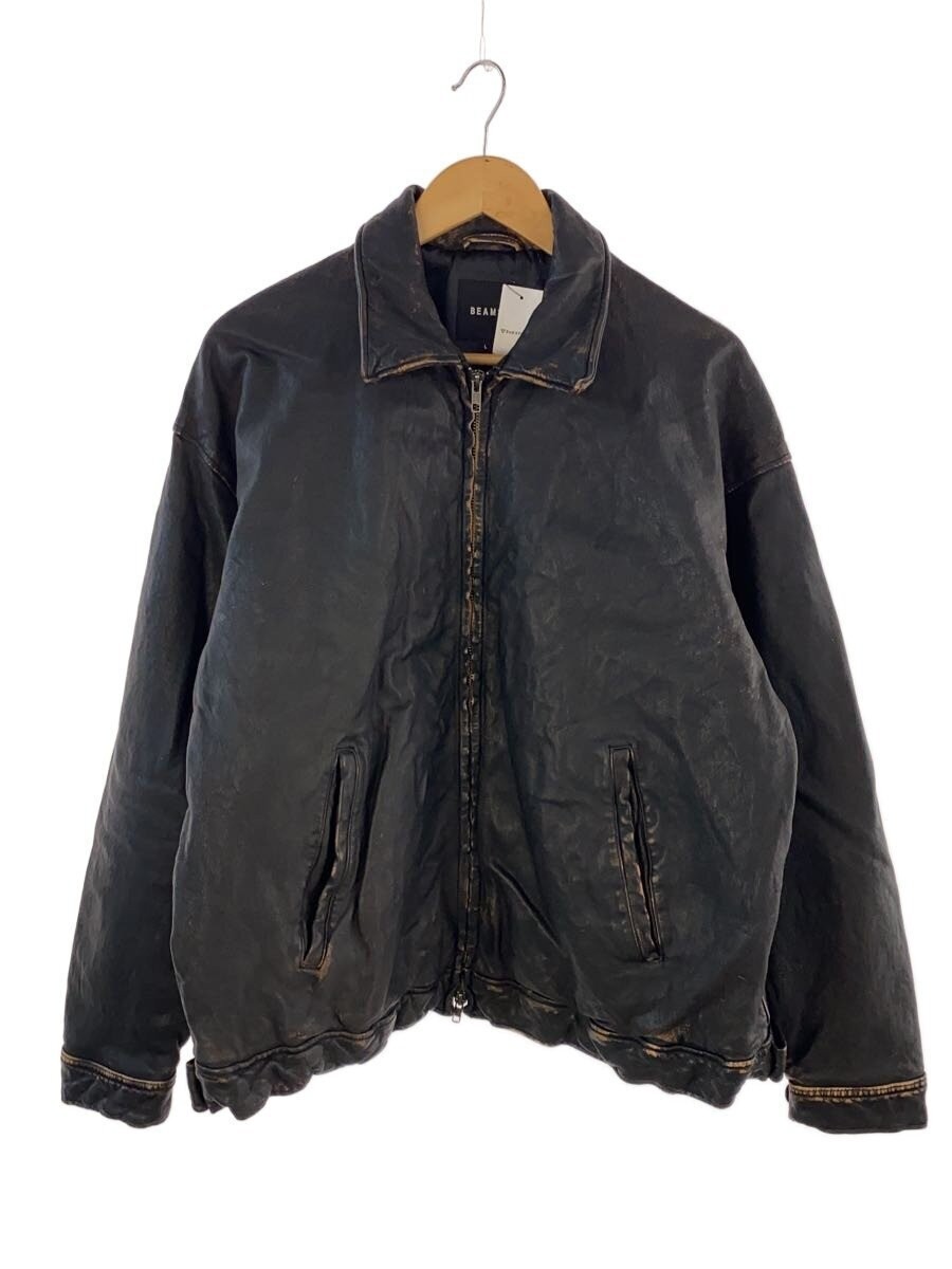 Beams Leather Jacket Blouson/L/Sheep Leather/Blk/Plain/11-18-1831-202 3411