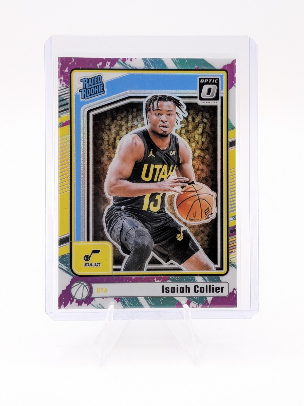 2024-25 Panini Donruss Optic Isaiah Collier Rated Rookie Jazz Prizm SSP #295