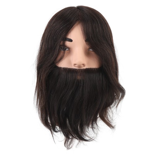 Male Mannequin Head With Beard Simulation Beard Head Model Barber Manikin Hea FO - Picture 11 of 23