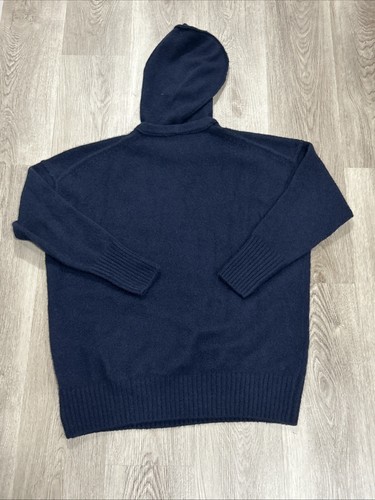 James Perse Women’s Cashmere Hoodie Size 1 Navy Blue - Picture 7 of 7
