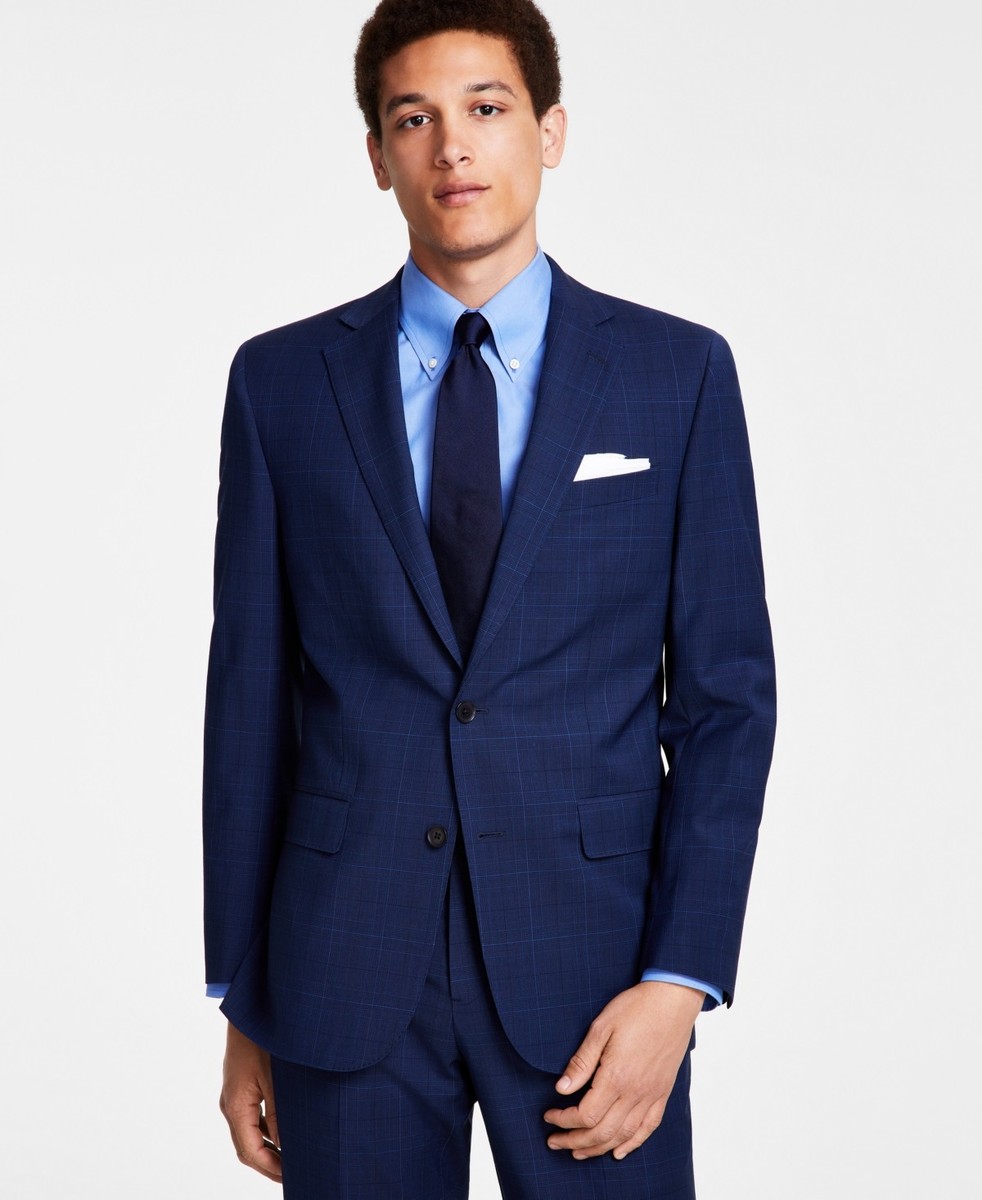 Brooks Brothers リネンスーツ M ネイビー 背抜き GF スーピマコットン ストレッチピケ ポロシャツ Slim Fit