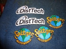 5 Embroidered Work Uniform Coat Company Name Tag Badge Patch Sew On Mechanic