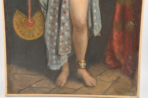 C28B16- Gemälde Orientalin Frauenakt orientalisch um 1910  - Bild 7 von 12