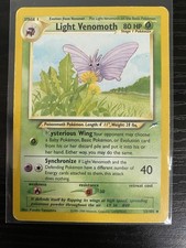 Light Venomoth 53/105 Neo Destiny Pokémon Card – WOTC Vintage 2002 LP TCG Rare