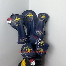 Navy blue Yacht Golf Driver Wood Hybrid Putter Club Head Covers 135UT Magnetic