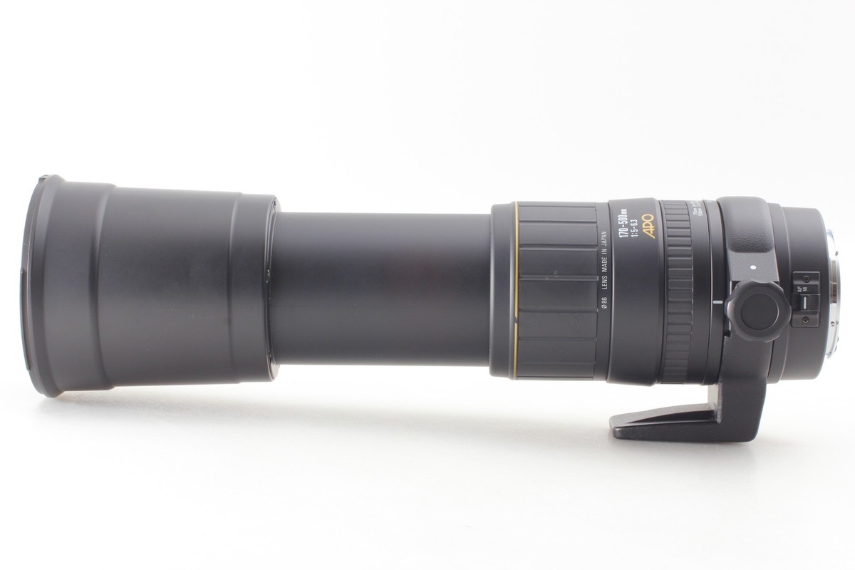 MINT w/ Hood】 Sigma APO 170-500mm f/5-6.3 AF Zoom Lens for Canon