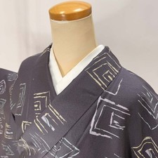 Fine Pattern Washable Kimono Sleeve 66cm Length 162cm Floral S Japan