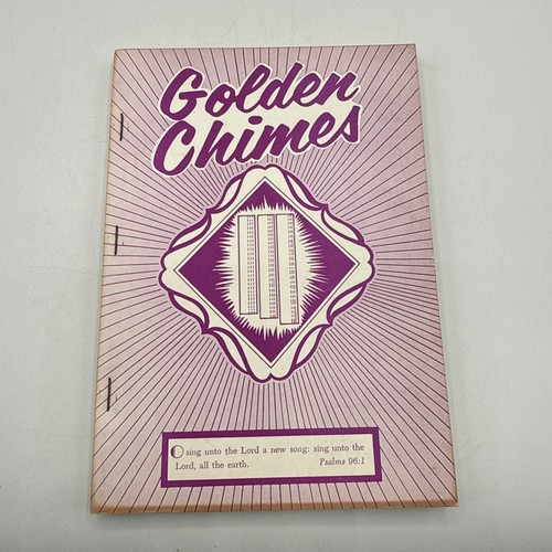 Vintage 1959 "Golden Chimes" Stamps-Baxter Hymnal Song Book Shape Note