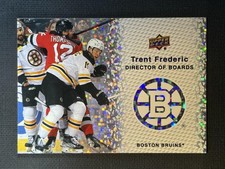 2023-24 Upper Deck #DB-11 Trent Frederic Director of Boards Sparkle Bruins