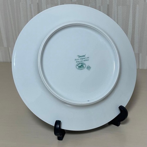 HERMÈS Toucans Plate 8.4in (21.5cm) Used in Japan - Picture 8 of 9