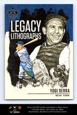 2021 Panini Diamond Kings Legacy Lithographs BASEBALL #LL-19 Yogi Berra