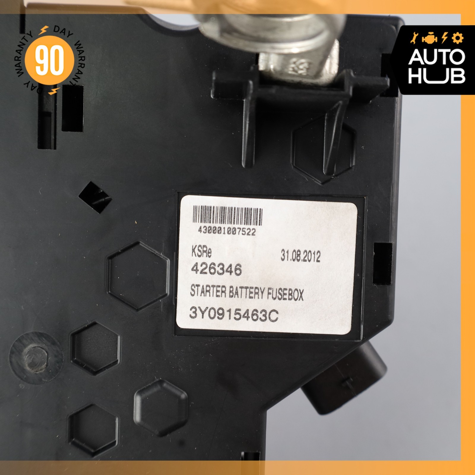 12-18 Bentley Continental GT GTC Right Side Starter Battery Fuse Box OEM 30k