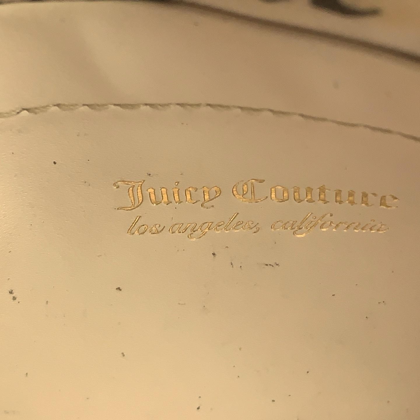 Juicy Couture Wristlet Wallet Womens One Size Pink Embossed Hearts Stars Zip image 7