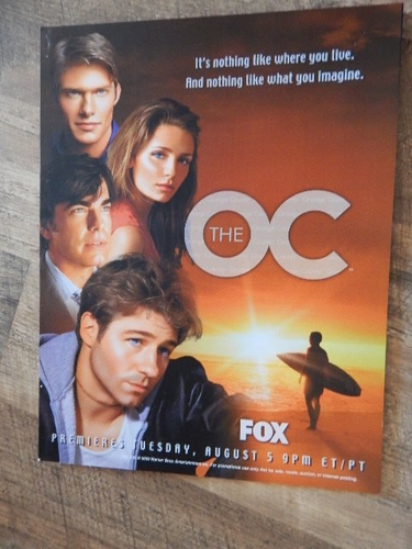 The O.C. 2006 vintage Bolsa Mensajero Promo TV + 5 Botones y Comunicados de Prensa ¡RARA! - Imagen 5 de 17