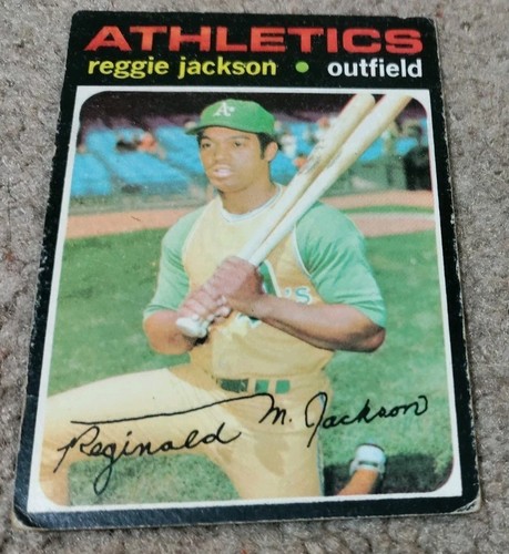 1970 AS und 1971 Reggie Jackson, 1981 Fleer, 2 1982 Fleer alle schönen Karten! - Bild 4 von 7
