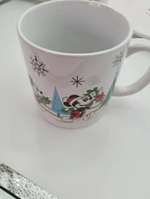 Disney Mickey & Friends Christmas 24oz Large Ceramic Coffee Mug Zrike Brands