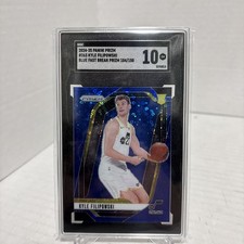 Kyle Filipowski 2024 Panini Prizm Blue Fast Break  Prizm RC /150 | SGC 10 POP 1