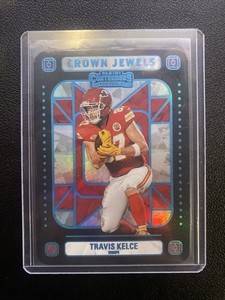 2024 Panini Contenders Travis Kelce Crown Jewels SSP Case Hit Kansas City Chiefs
