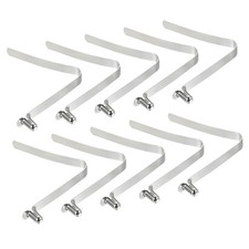 10pcs Kayak Paddle Snaps Hollow Button Single Pin Lock Tube Spring Clips 11x6mm