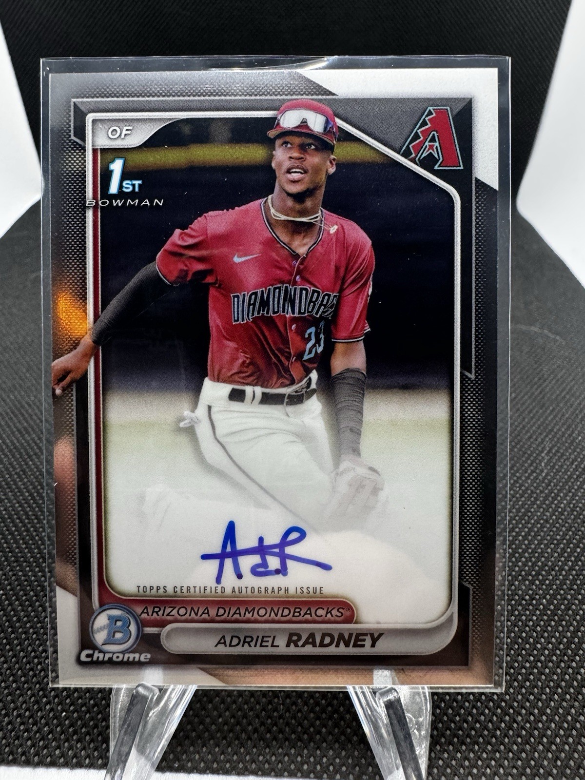 2024 Bowman #CPA-AR Adriel Radney Chrome Auto G4