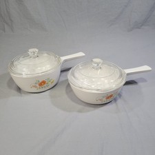 Vintage Corning Ware Wildflower Saucepan Set ...
