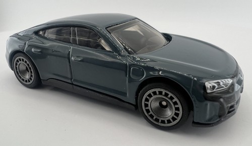 Hot Wheels Audi RS E-Tron GT Blue Grey Gray Real Rubber Wheel Swap 1/64 Loose - Picture 7 of 21