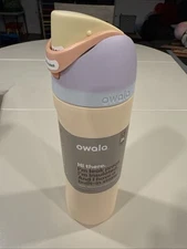 Owala FreeSip 24oz Stainless Steel Water Bottle Pastel Sandy Shores NEW