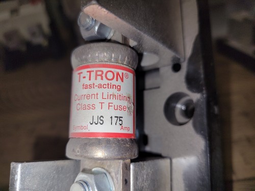 Eaton Bussmann T60200-1C Fuse Block 200A 600V W/ T-TRON Fast Acting Class T Fuse - Picture 4 of 6