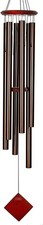 Neptune Wind Chime for Outside 54" Large Bronze, Deep Tone Sound for Outdoor ...