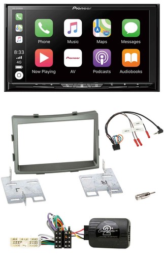 Pioneer 2DIN Lenkrad USB DAB DVD Bluetooth Autoradio für SSangYong Rodius ab 201 - Bild 1 von 9