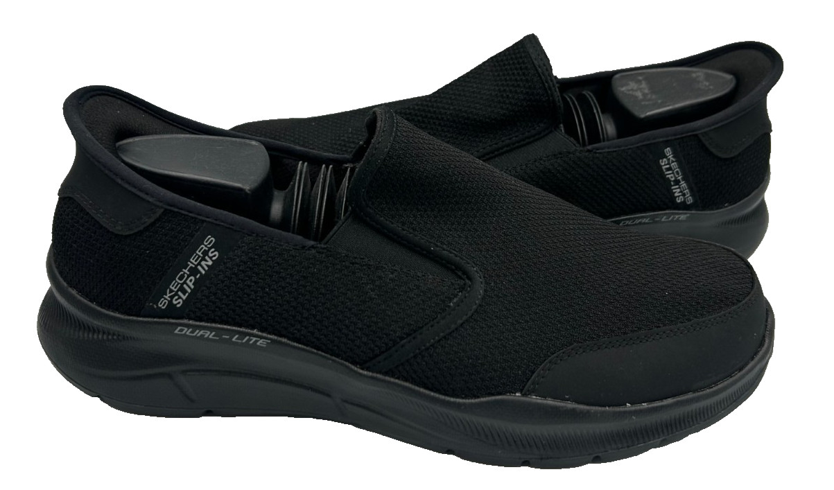 Skechers Men's Slip-Ins RF Equalizer 5.0 Walking Shoes Blak Ex Wide Size:9.5 89E