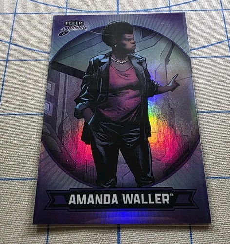 Tarjeta Fleer Brilliants Superman - Amanda Waller #61 - Paralelo púrpura - DC Comics - Imagen 2 de 6