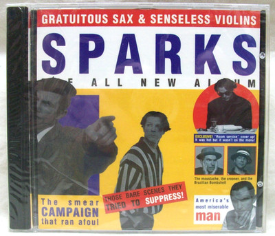 New & Sealed 1995 Sparks ''Gratuitous Sax & Senseless Violins'' CD