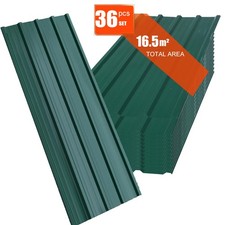36pcs 110*45cm Corrugated Galvanized Color Coated Roof Sheets for Garage Carport
