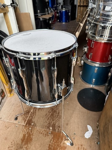 Vintage 14" 14x12" Premier Floor Tom Drum. 14. Czarne wykończenie. Darmowa przesyłka w Wielkiej Brytanii - Zdjęcie 6 z 17