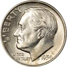 1954-D Roosevelt Dime - FT/FB - GEM BU!