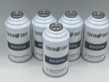 Enviro-Safe R-600a Refrigerant Inverted Piercing 6 oz 5 Cans #8070
