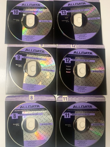 49 disks - Alldata Mechanics CD's Domestic + Imports Motors Service Advisor - Picture 7 of 11