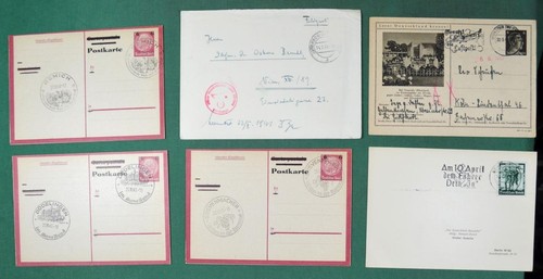 BRD 6 Hüllen Karten Drittes Reich Periode (Y3) - Bild 1 von 5