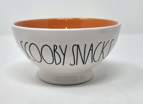 NEW Scooby Doo & the Mystery Team Rae Dunn SCOOBY SNACKS 5.5x3 Double Sided Bowl - Picture 2 of 6
