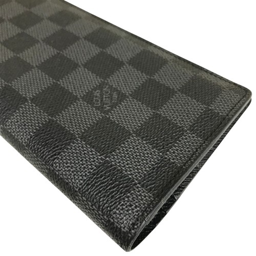 Portafoglio lungo originale Louis Vuitton Brazza Damier grafite N62665 TA0120 - Foto 4 di 24