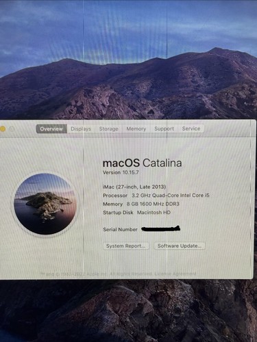 Apple iMac 27-inch Late 2013 Intel Core i5 3.2 GHz 8 GB RAM 1TB HDD - Picture 4 of 4