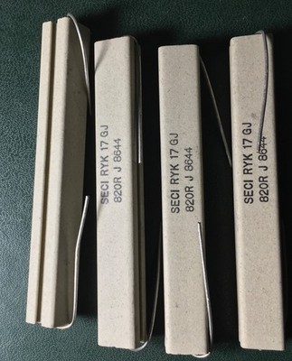820ohm 17w SECI 74x10x9mm 4pcs